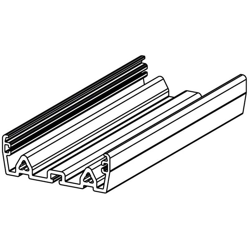 Weidmüller Profiel voor opbouw elektronica behuizing PF RS 45 GR 1000MM 8140880000 10000656