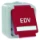 Peha - Wandcontactdoos - D 6620 WAB NA ROT EDV 00813111 10005959