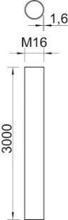 OBO - Kunststof installatiebuis - KH16 LGR 2047720 10038013