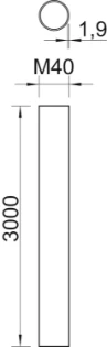 OBO - Kunststof installatiebuis - KH40 LGR 2047724 10038017