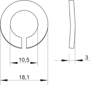 OBO - Veerring - LWS M10 G 3405109 10038699
