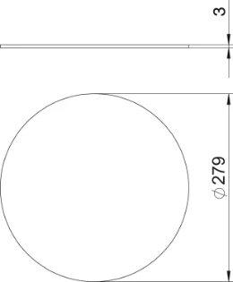 OBO - Montagedeksel voor vloer(trek)doos - DUG B R7 7407156 10039621