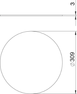OBO - Montagedeksel voor vloer(trek)doos - DUG B R9 7407160 10039622