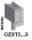 ABB - Aansluitklem voor hoofdkabel - OZXT 3 (1 zakje = 3 PC) 1SCA022639R0720 10045533