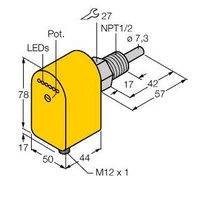 Turck Stromingsmonitor FCS-N1/2A4P-AP8X-H1141 6871032 102330
