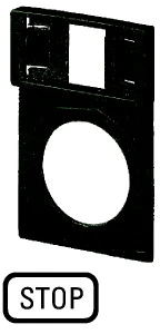Eaton - Tekstschild voor drukknop/signaallamp - Q25TS-110 046190 106220