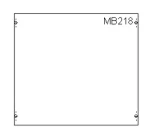 ABB - Inbouwunit leeg - MB218 2CPX041264R9999 10719895