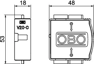 OBO - Netoverspanningsbeveiliging - V20-C 0-280 5099609 1076495