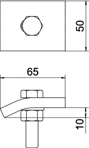 OBO - Balkklem C-model - KWS 10 FT 6355226 1082690