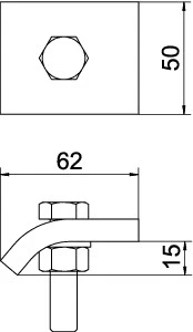 OBO - Balkklem C-model - KWS 15 FT 6355234 1083520