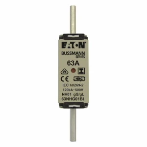 Eaton - Smeltpatroon (mes) - NH FUSE 63A 500V GL/GG SIZE 01 63NHG01BI 1089906