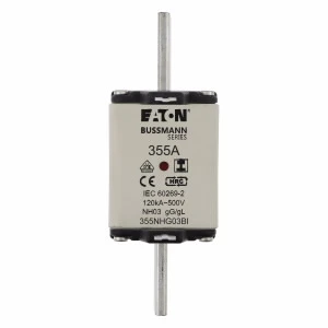 Eaton - Smeltpatroon (mes) - NH FUSE 355A 500V GL/GG SIZE 03 355NHG03BI 1090214