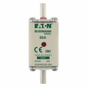 Eaton - Smeltpatroon (mes) - NH FUSE 80A 690V aM SIZE 00 80NHM00B-690 1090529