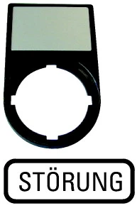 Eaton - Tekstschilddrager drukknop/signaallamp - M22S-ST-D8 216489 109840