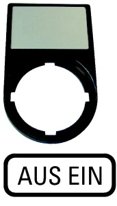 Eaton - Tekstschilddrager drukknop/signaallamp - M22S-ST-D10 216490 109843