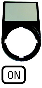 Eaton - Tekstschilddrager drukknop/signaallamp - M22S-ST-GB6 216496 109856