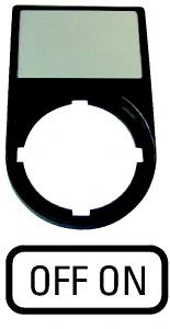 Eaton - Tekstschilddrager drukknop/signaallamp - M22S-ST-GB10 216499 109872