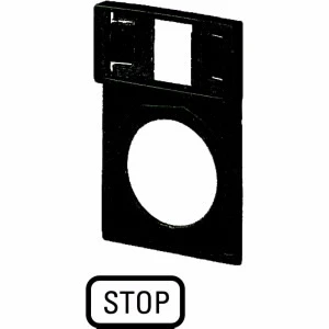 Eaton - Tekstschild voor drukknop/signaallamp - Q25TS-110 046190 1099000