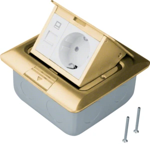 Hager - Vloercontactdoos - BSQRJ45R45B BSQRJ45R45B 11243384