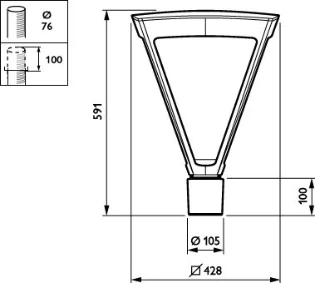 Philips - Straat- en pleinverlichtingsarmatuur - 8718699116811 8718699116811 11340510