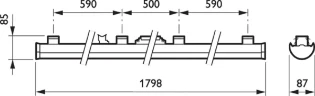 Philips - Basisunit voor lichtlijnsysteem - 4030732664610 4030732664610 11340761