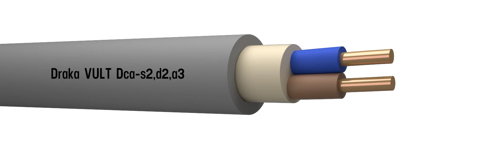 Draka Installatiekabel VULT DCA-S2 2X4 835536 11382373