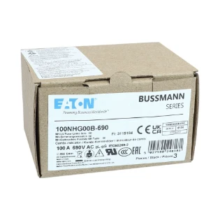 Eaton - Smeltpatroon (mes) - NH FUSE 100AMP 690V gG SIZE 00 100NHG00B-690 11407434