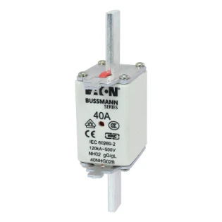 Eaton - Smeltpatroon (mes) - NH FUSE 40A 500V GG/GL SIZE 02 40NHG02B 11423562