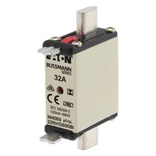 Eaton - Smeltpatroon (mes) - NH FUSE 32AMP 500V SIZE 000 GG IMGL 32NHG000BI 11425258