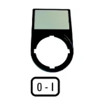 Eaton - Tekstschilddrager drukknop/signaallamp - M22S-ST-X89 218147 11426143