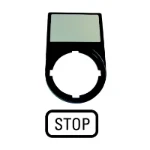 Eaton - Tekstschilddrager drukknop/signaallamp - M22S-ST-GB0 216494 11426607