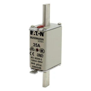 Eaton - Smeltpatroon (mes) - NH FUSE 35A 500V GG/GL SIZE 0 35NHG0B 11434327