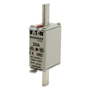 Eaton - Smeltpatroon (mes) - NH FUSE 35A 500V GG/GL SIZE 0 35NHG0B 11438796