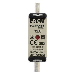 Eaton - Smeltpatroon (mes) - NH FUSE 32AMP 500V SIZE 000 GG IMGL 32NHG000BI 11439288