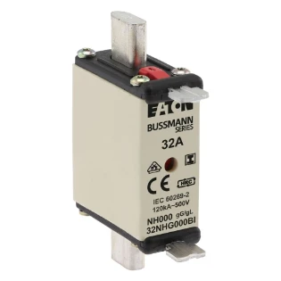 Eaton - Smeltpatroon (mes) - NH FUSE 32AMP 500V SIZE 000 GG IMGL 32NHG000BI 11442983