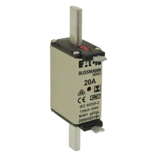Eaton - Smeltpatroon (mes) - NH FUSE 20A 500V GL/GG SIZE 01 20NHG01BI 11449500