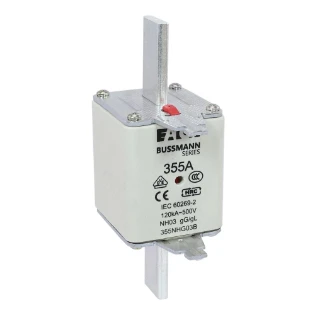 Eaton - Smeltpatroon (mes) - NH FUSE 355A 500V GG/GL SIZE 03 355NHG03B 11450936