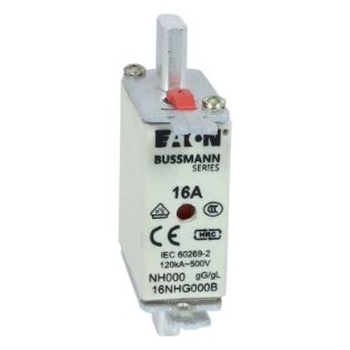 Eaton - Smeltpatroon (mes) - NH FUSE 16AMP 500V SIZE 000 GG MGL 16NHG000B 11452584