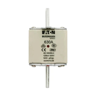 Eaton - Smeltpatroon (mes) - NH FUSE 630A 500V GG/GL SIZE 3 630NHG3B 11454076