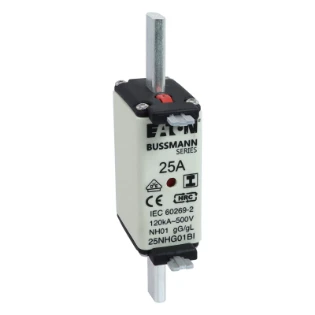 Eaton - Smeltpatroon (mes) - NH FUSE 125A 500V GL/GG SIZE 01 125NHG01BI 11460470