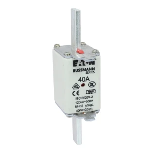 Eaton - Smeltpatroon (mes) - NH FUSE 40A 500V GG/GL SIZE 02 40NHG02B 11463778