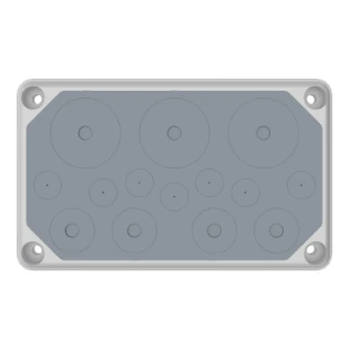 Eaton - Invoerplaat voor op sparing kast/lessenaar - F3A-2K-D50/3 EP-501498 11465290