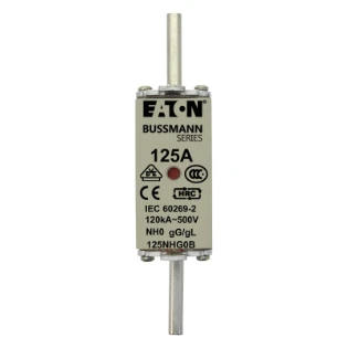 Eaton - Smeltpatroon (mes) - NH FUSE 125A 500V GG/GL SIZE 0 125NHG0B 11466411
