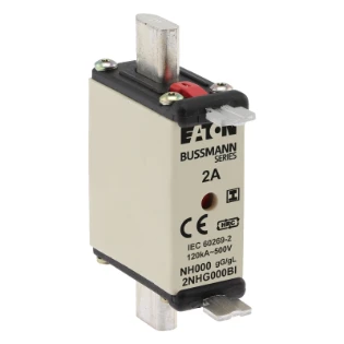 Eaton - Smeltpatroon (mes) - NH FUSE 2AMP 500V SIZE 000 GG IMGL 2NHG000BI 11467546