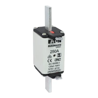 Eaton - Smeltpatroon (mes) - NH FUSE 250A 500V GL/GG SIZE 02 250NHG02BI 11467733
