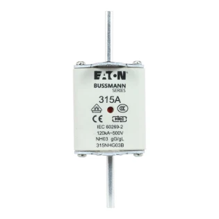 Eaton - Smeltpatroon (mes) - NH FUSE 315A 500V GG/GL SIZE 03 315NHG03B 11469198
