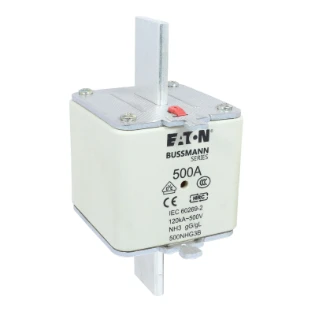 Eaton - Smeltpatroon (mes) - NH FUSE 500A 500V GG/GL SIZE 3 500NHG3B 11469331