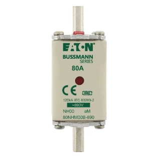 Eaton - Smeltpatroon (mes) - NH FUSE 80A 690V aM SIZE 00 80NHM00B-690 11473591