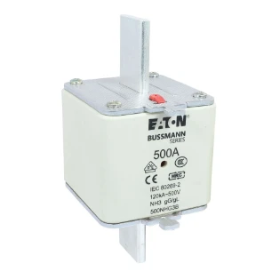 Eaton - Smeltpatroon (mes) - NH FUSE 500A 500V GG/GL SIZE 3 500NHG3B 11474657