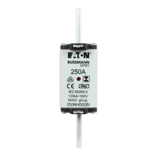 Eaton - Smeltpatroon (mes) - NH FUSE 250A 500V GL/GG SIZE 02 250NHG02BI 11476350